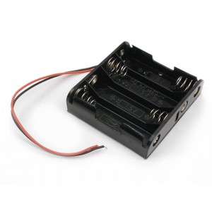 AA 4 Cell Flat Battery Holder